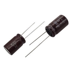 NIPPON 10V 3300 uF - خازن الکترولیت، 10 ولت، 3300 میکروفاراد، نیپون، سری KZH