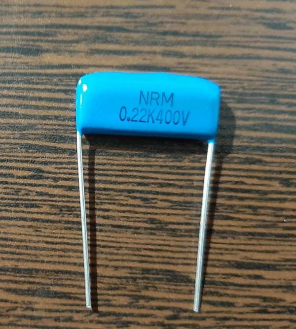POLYESTER 400V 220nF - خازن پلی استر، 400 ولت، 220 نانوفاراد