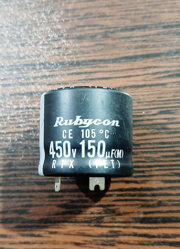 Rubycon 450V 150uF - خازن الکترولیت، 450 ولت، 150 میکروفاراد