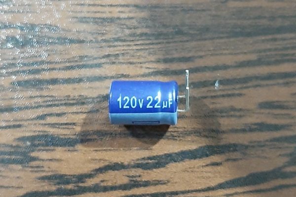 AiSHi 120V 22uF - خازن الکترولیت، 120 ولت، 22 میکروفاراد