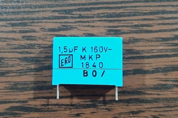 MKP 160V 1.5uF - خازن MKP، ظرفیت 1.5 میکروفاراد، 160 ولت