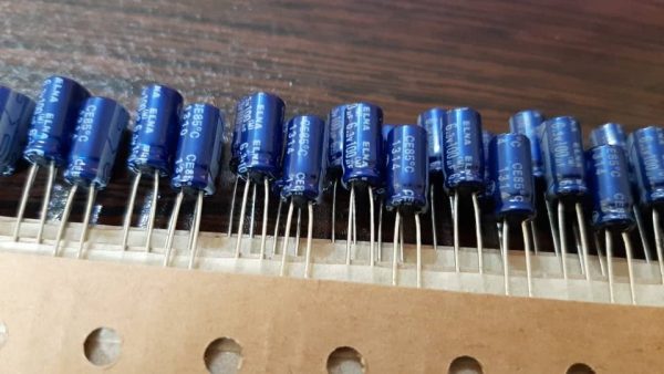 ELNA 6.3V 100uF - خازن الکترولیت، 6.3 ولت، 100 میکروفاراد