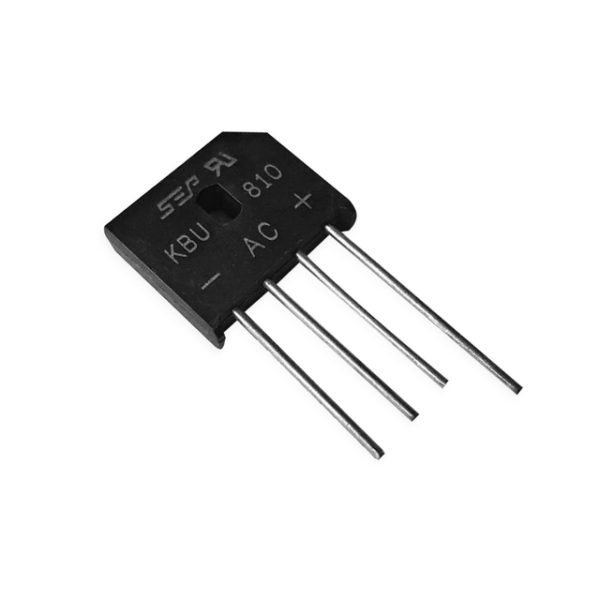 پل دیود 8 آمپر شانه ای 1000 ولت KBU810